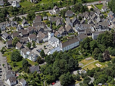 Luftbild Altstadt mit Kirche